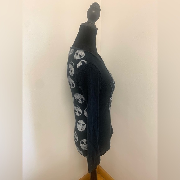 Nightmare Before Christmas Long Sleeve Tee - Black - Picture 4 of 7